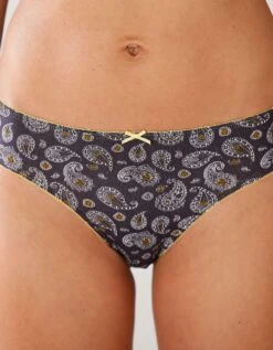 Culotte Midi Coton Imprimée "cachemire" - Lot De 4 -Célèbre Lingerie Magasin 700143 C01 zoom detailRFP