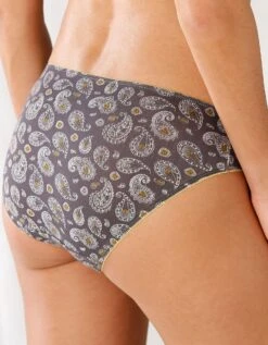 Culotte Midi Coton Imprimée "cachemire" - Lot De 4 -Célèbre Lingerie Magasin 700143 C01 zoomx vue4