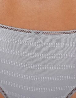 Culotte Forme Midi Imprimée «motifs Coeur» En Coton – Lot De 4 Assorties - -Célèbre Lingerie Magasin 700170 C01 zoomx vue3