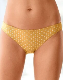 Slip Coton Imprimé "graphique" - Lot De 4 12 Slip Coton Imprimé "graphique" - Lot De 4 -Célèbre Lingerie Magasin 700203 C01 zoomx vue4