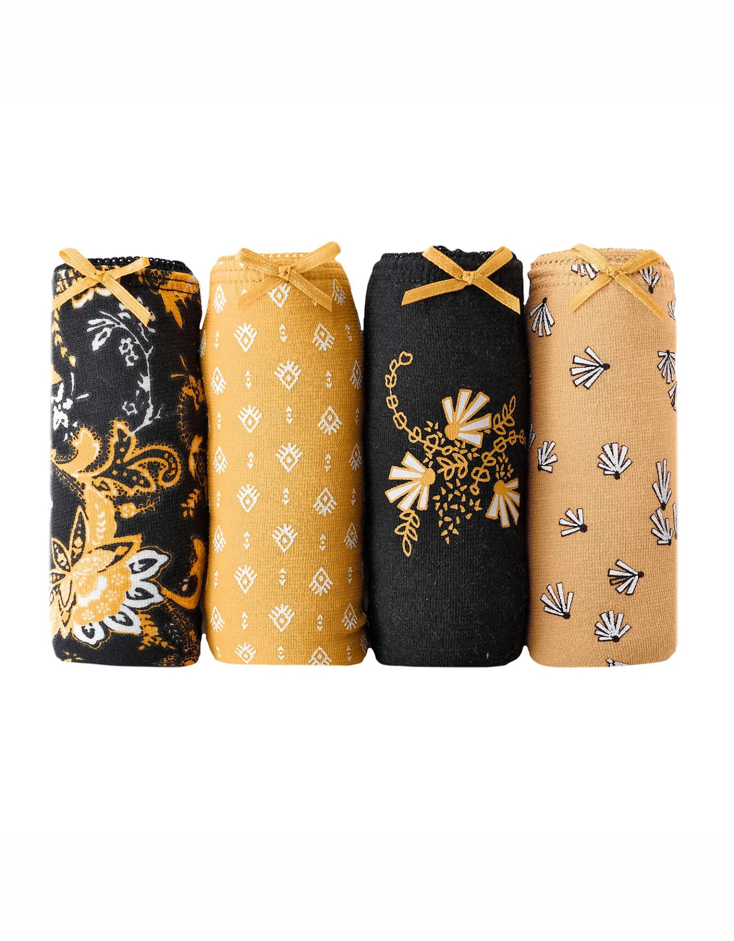 Slip Coton Imprimé "graphique" - Lot De 4 9 Slip Coton Imprimé "graphique" - Lot De 4 – Image 7