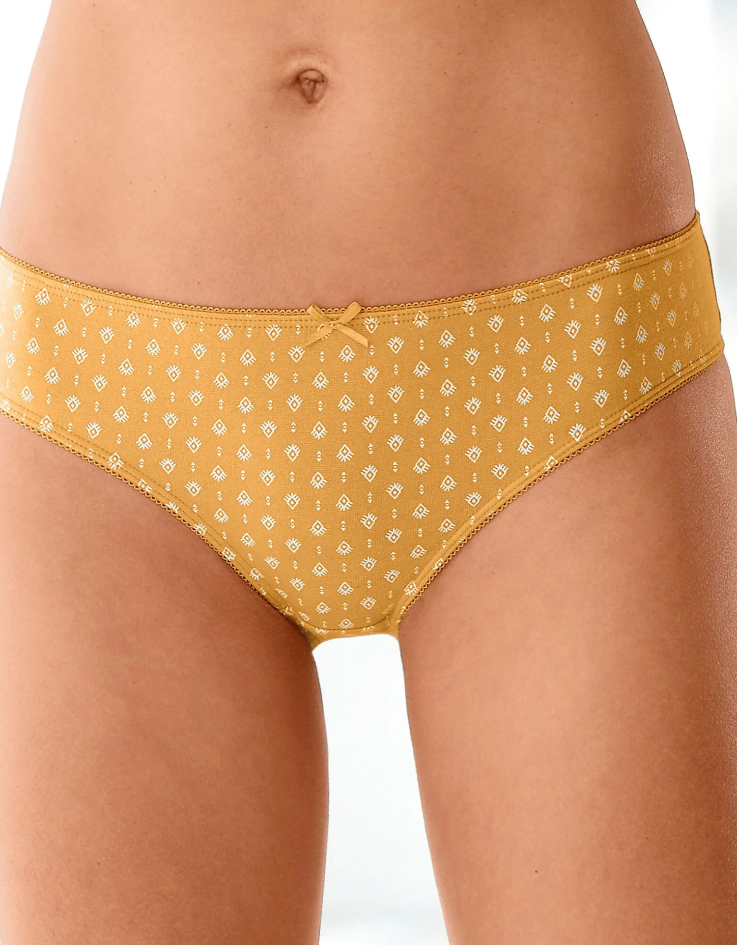 Culotte Midi Coton Imprimé Gamme "graphique" - Lot De 4 3 Culotte Midi Coton Imprimé Gamme "graphique" - Lot De 4