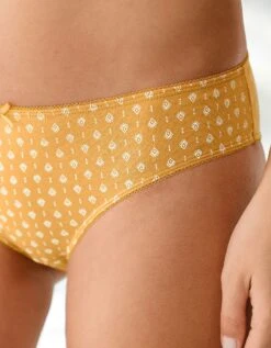 Culotte Midi Coton Imprimé Gamme "graphique" - Lot De 4 10 Culotte Midi Coton Imprimé Gamme "graphique" - Lot De 4 -Célèbre Lingerie Magasin 700227 C01 zoomx vue3