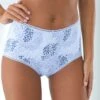 Culotte Forme Maxi « Motifs Fleurettes » - Lot De 4 -Célèbre Lingerie Magasin 700248 C00 zoomx
