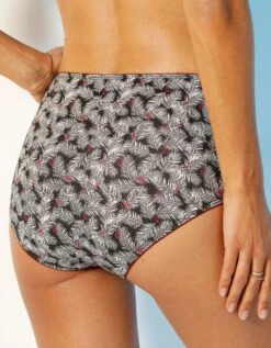 Culotte Maxi Coton Imprimée "feuilles" - Lot De 4 -Célèbre Lingerie Magasin 700291 C01 zoomx vue3