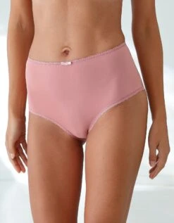 Culotte Forme Maxi En Microfibre Et Dentelle Stretch - Lot De 3