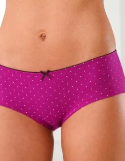 Shorty Imprimé «flocons» En Coton – Lot De 4 Assortis -Célèbre Lingerie Magasin 700312 C01 zoomx vue4