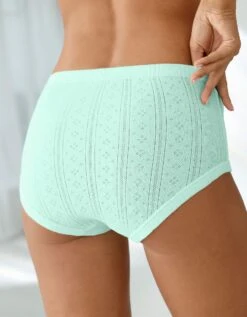 Culotte Forme Maxi Coton Motifs Jacquard – Lot De 4 -Célèbre Lingerie Magasin 700356 C02 zoomx vue5