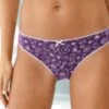 Slip Coton Imprimé Motif Floral Assorti – Lot De 4