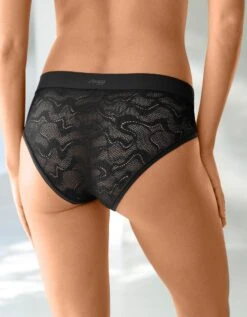 Sloggi Culotte Midi Dentelle Extensible Go Allround - Lot De 2 -Célèbre Lingerie Magasin 700404 C01 zoomx vue5