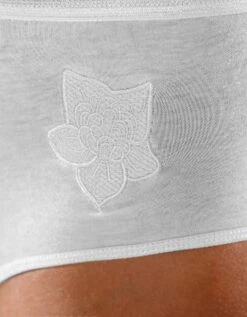 Culotte Maxi Brodée - Lot De 4 -Célèbre Lingerie Magasin 700405 02 3