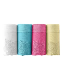 Culotte Maxi Brodée - Lot De 4 13 Culotte Maxi Brodée - Lot De 4 -Célèbre Lingerie Magasin 700405 03 5