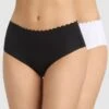 DIM Culotte Haute Coton Stretch Body Touch- Lot De 2 -Célèbre Lingerie Magasin 700407 C01 zoomx