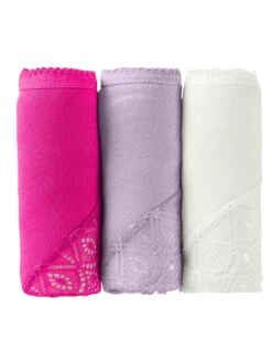 Shorty Uni Coton Stretch Et Dentelle - Lot De 3 13 Shorty Uni Coton Stretch Et Dentelle - Lot De 3 -Célèbre Lingerie Magasin 700420 C02 zoomx vue6