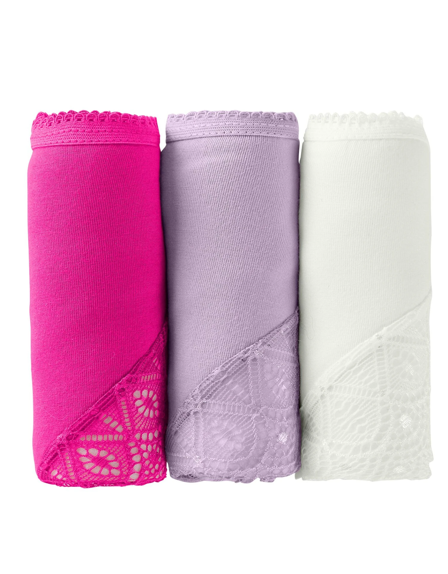 Shorty Uni Coton Stretch Et Dentelle - Lot De 3 8 Shorty Uni Coton Stretch Et Dentelle - Lot De 3 – Image 6