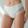 Culotte Forme Maxi Coton Uni Stretch Et Dentelle - Lot De 3 -Célèbre Lingerie Magasin 700421 C00 zoomx