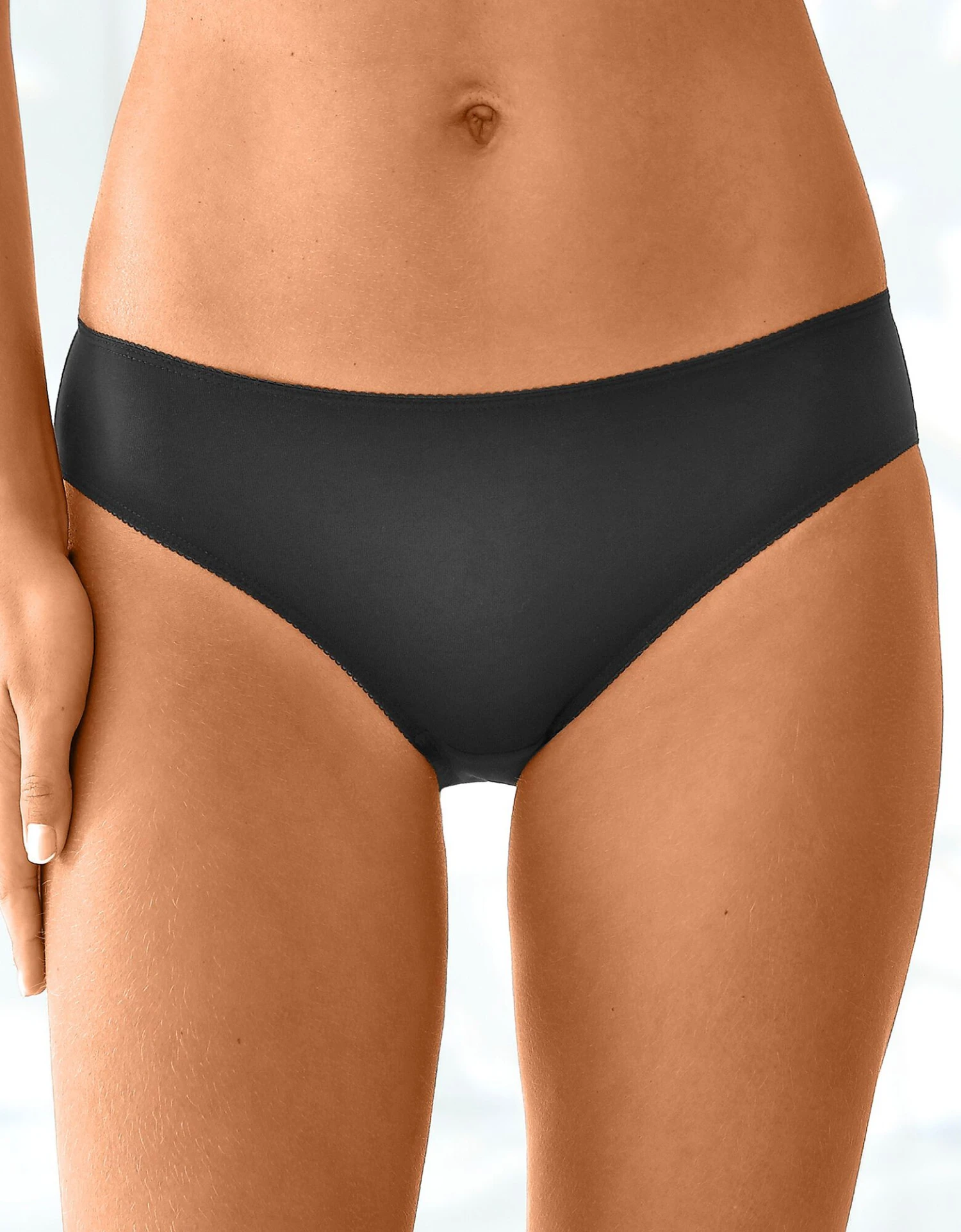 Culotte Forme Midi Coton Stretch - Lot De 4 3 Culotte Forme Midi Coton Stretch - Lot De 4