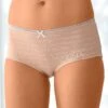 Shorty Coton Iimprimé Motif à Pois Assortis – Lot De 4 -Célèbre Lingerie Magasin 700435 01