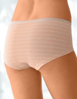 Shorty Coton Iimprimé Motif à Pois Assortis – Lot De 4 -Célèbre Lingerie Magasin 700435 01 4