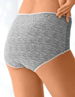 Culotte Coton Forme Maxi Imprimée Motifs à Pois Assortis– Lot De 4 -Célèbre Lingerie Magasin 700436 C01 zoomx vue5