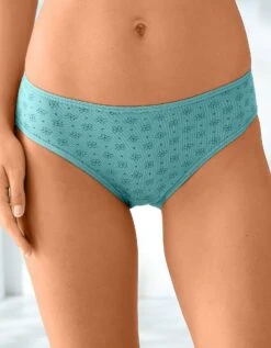 Culotte Forme Midi En Coton Stretch Imprimé "rosaces"– Lot De 10 -Célèbre Lingerie Magasin 700438 C01 zoomx vue3