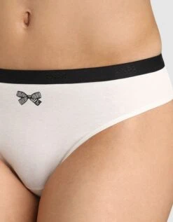 DIM Slip "Les Pockets" Coton Stretch Imprimé Et Uni - Lot De 3 -Célèbre Lingerie Magasin 700458 C01 zoomx vue3