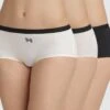 DIM Boxer "Les Pockets" Coton Stretch Imprimés Et Uni - Lot De 3 -Célèbre Lingerie Magasin 700459 C01 zoomx
