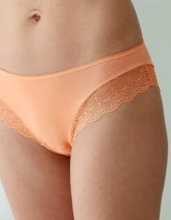 Culotte Forme Midi Coton Imprimé "fruits" Stretch Et Dentelle - Lot De 3 -Célèbre Lingerie Magasin 700478 C01 zoomx vue5