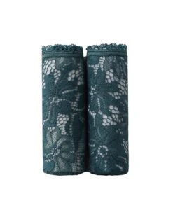 Culotte Forme Tanga Taille Haute Microfibre Et Dentelle Stretch - Lot De 2 -Célèbre Lingerie Magasin 700484 C02 zoomx vue3