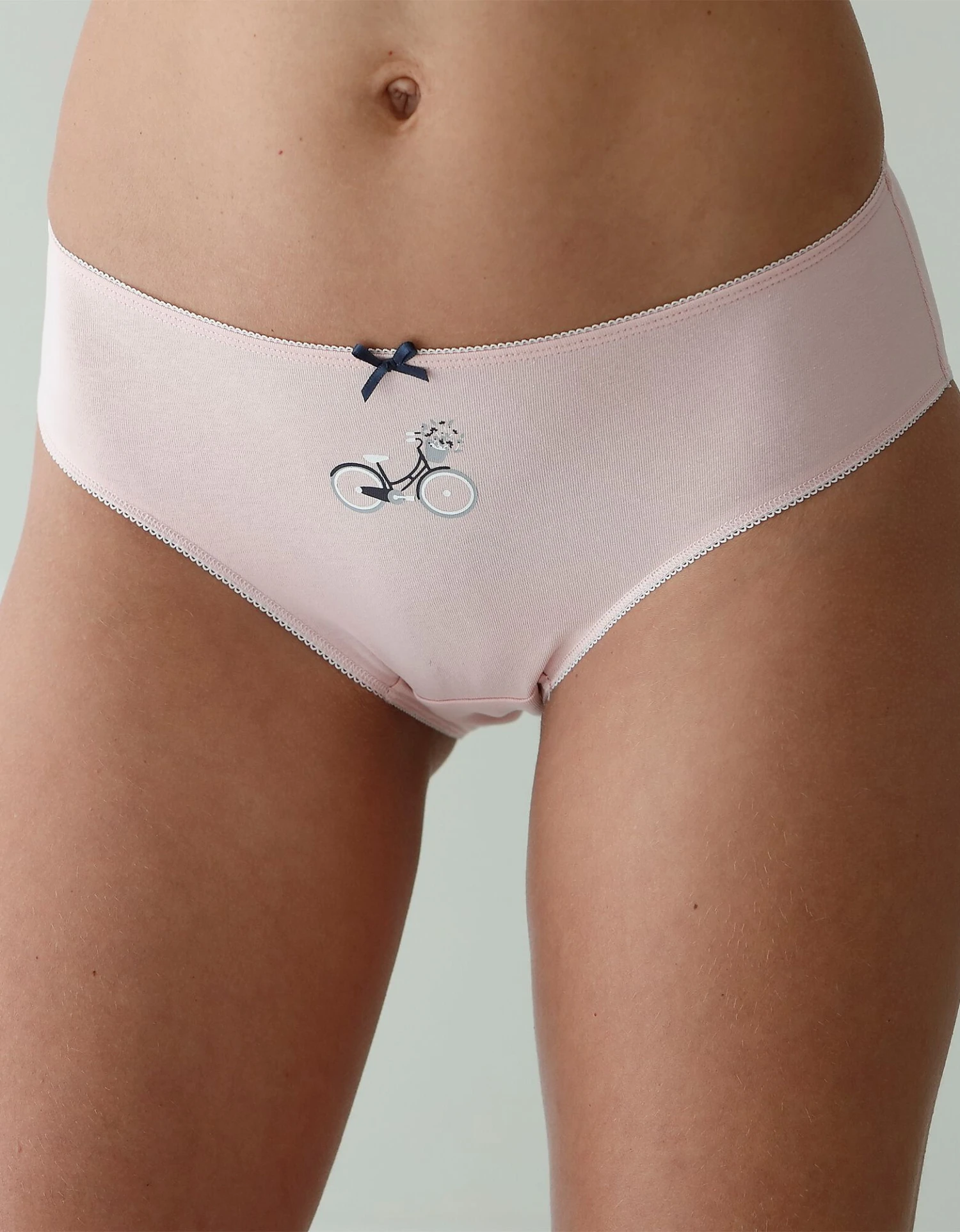 Culotte Midi Coton Imprimé "bicyclette" - Lot De 4 7 Culotte Midi Coton Imprimé "bicyclette" - Lot De 4 – Image 5