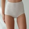 Culotte Coton Stretch Taille Très Haute Couvrante - Lot De 2 -Célèbre Lingerie Magasin 700494 C02 zoomx