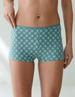 Boxer En Coton Extensible Imprimé "losanges" – Lot De 10 -Célèbre Lingerie Magasin 700501 C01 zoomx vue4