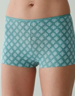 Boxer En Coton Extensible Imprimé "losanges" – Lot De 10 -Célèbre Lingerie Magasin 700501 C01 zoomx vue5