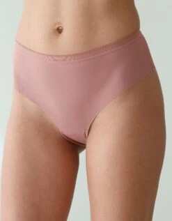 Culotte Invisible Forme Tanga Taille Haute En Microfibre - Lot De 3 -Célèbre Lingerie Magasin 700510 C01 zoomx vue4