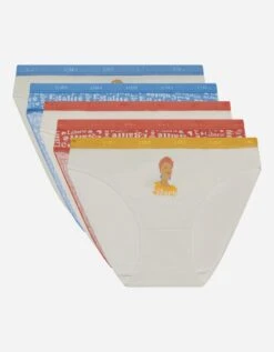 DIM Culotte Midi Imprimé Savanna - Lot De 5 -Célèbre Lingerie Magasin 700532 C00 zoomx vue4