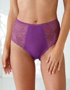 Culotte Forme Maxi Microfibre Et Dentelle Stretch - Lot De 2