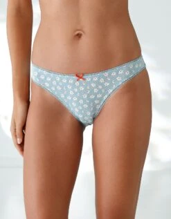 Slip Coton Imprimé Motifs "cerises" Assortis – Lot De 4