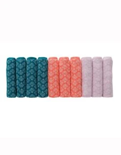 Culotte Forme Maxi En Coton Extensible Imprimé – Lot De 10 -Célèbre Lingerie Magasin 700570 C01 zoomx vue4