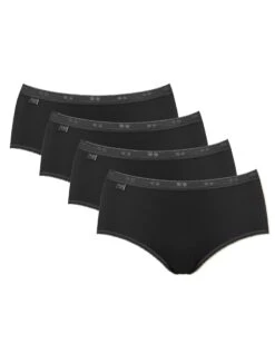 Sloggi Culotte Midi Basic+, Lot De 3 Achetées + GRATUITE (1) -Célèbre Lingerie Magasin 700822 C00 zoomx vue2