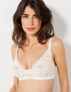 Soutien-gorge Dentelle Forme Triangle Manado - Sans Armatures -Célèbre Lingerie Magasin 701014 C01 zoomx vue4