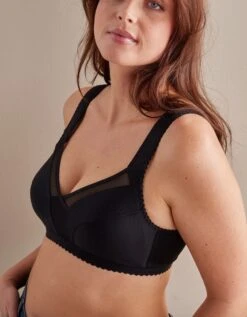 Soutien-gorge Minimiseur Noir - Sans Armatures -Célèbre Lingerie Magasin 701029 C01 zoomx vue4