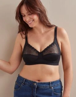 Soutien-gorge Emboîtant Dentelle Brodée - Sans Armatures -Célèbre Lingerie Magasin 701033 C01 zoomx vue5
