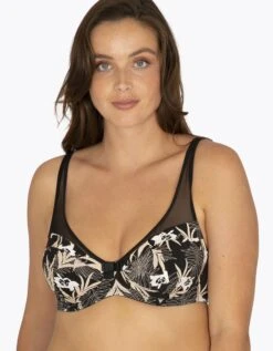 Well Soutien-gorge Imprimé À Armatures Tulle Design