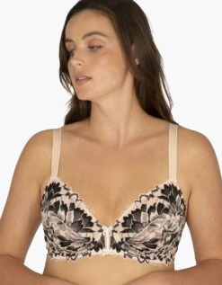 Well Soutien-gorge Imprimé Demi-coques Dentellissime Avec Armatures