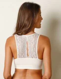 Brassière Coton Et Dos Dentelle – Sans Armatures 12 Brassière Coton Et Dos Dentelle – Sans Armatures -Célèbre Lingerie Magasin 701304 C02 zoomx vue5