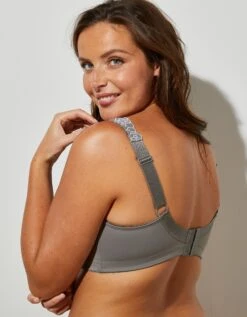 Soutien-gorge Grand Maintien Microfibre Brodée - Avec Armatures -Célèbre Lingerie Magasin 701388 C01 zoomx vue3