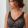 Soutien-gorge Dentelle Florale Sans Armatures - Minimiseur -Célèbre Lingerie Magasin 701564 C01 zoomx