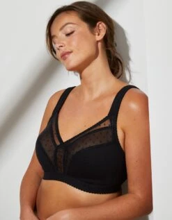 Soutien-gorge Grand Maintien Coton - Sans Armatures -Célèbre Lingerie Magasin 701575 C04 zoomx vue3