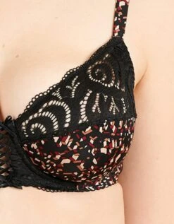 Soutien-gorge Emboîtant "Amélie" Microfibre Et Dentelle Imprimées- Avec Armatures -Célèbre Lingerie Magasin 701655 C01 zoom detailRFP