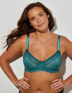 Soutien-gorge Minimiseur Tulle Et Dentelle - Avec Armatures -Célèbre Lingerie Magasin 701865 C00 zoomx vue4